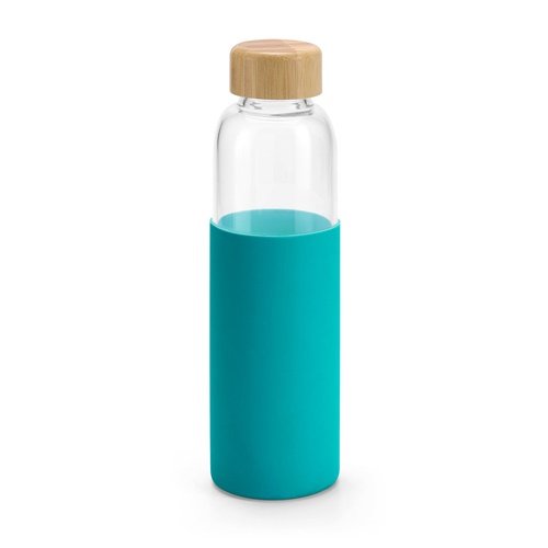 Garrafa Dakar em Vidro Borossilicato e Bambu 600 mL