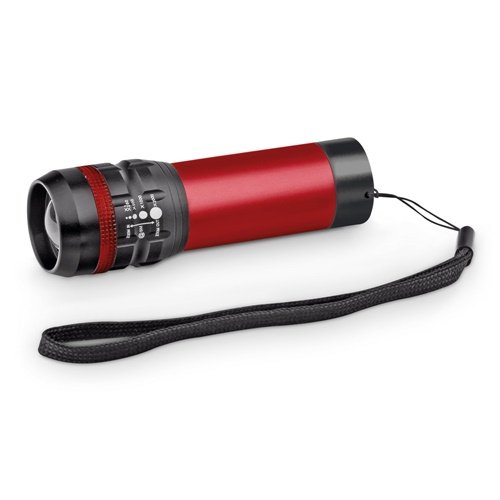 Lanterna em Alumínio com Zoom e 3 Modos de Iluminação