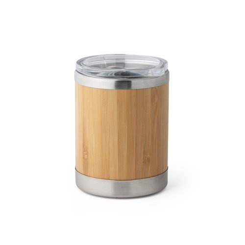 LYCKA Copo em Bambu e Aço Inoxidável 350 mL
