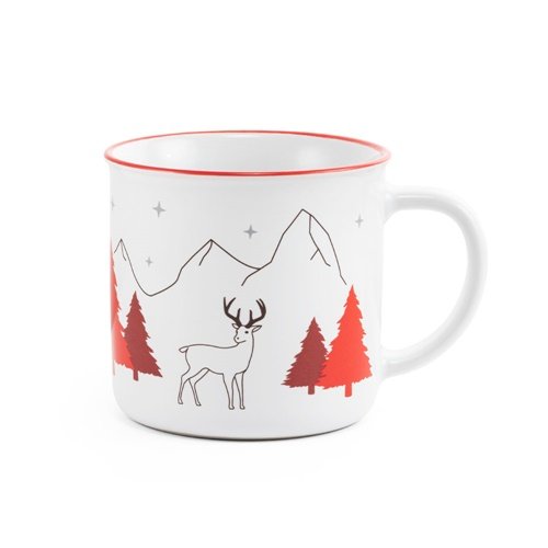 Caneca em cerâmica VERNON X com motivo natalício