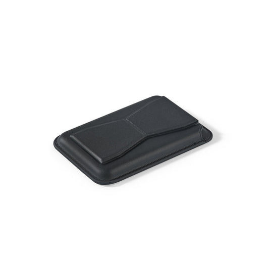 CONNOR Porta-cartões magnético em PU com bloqueio RFID e suporte dobrável