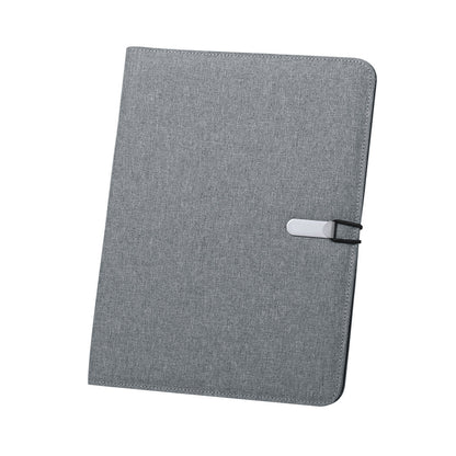 Carpeta Elegante em Microfibra com Fecho Elástico