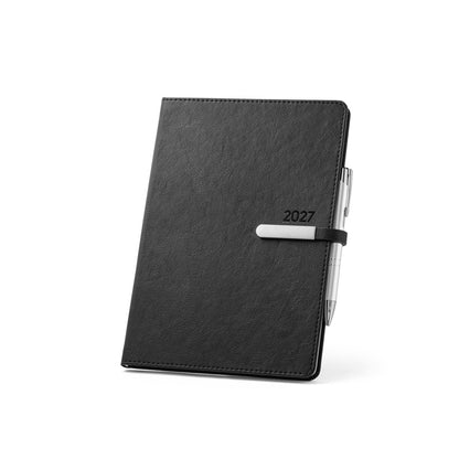 Agenda VERLAINE B5 com Fecho Magnético e Suporte para Esferográfica