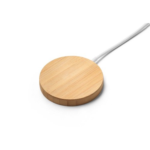 DAIMLER Carregador Magnético Wireless 15W em Bambu