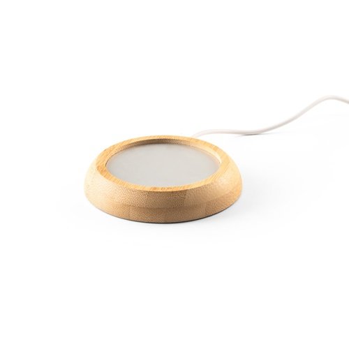 GATES Aquecedor de Canecas com Corpo em Bambu e Base Antiderrapante