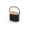 GUETTA - Coluna Portátil 5W com Carregador Wireless 15W em Bambu e PET Reciclado