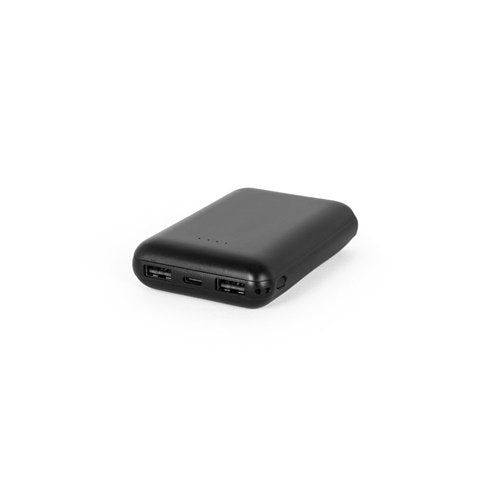 Power bank LEAKEY 8 com 8.000 mAh em ABS 100% reciclado
