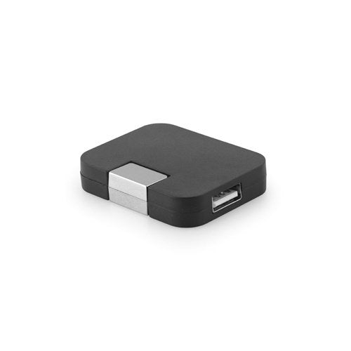JANNES Hub USB-A 4 Portas em ABS Compacto