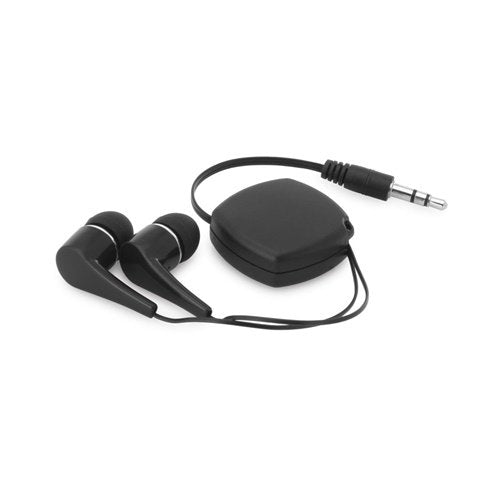 PINEL Auriculares Retráteis com Cabo de 0,75 m em ABS