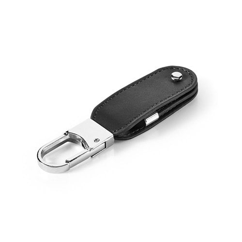 Memória USB BRAGG 8GB com Mosquetão em PU