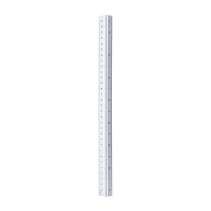 Escalímetro Triangular em Alumínio 30cm com 5 Escalas