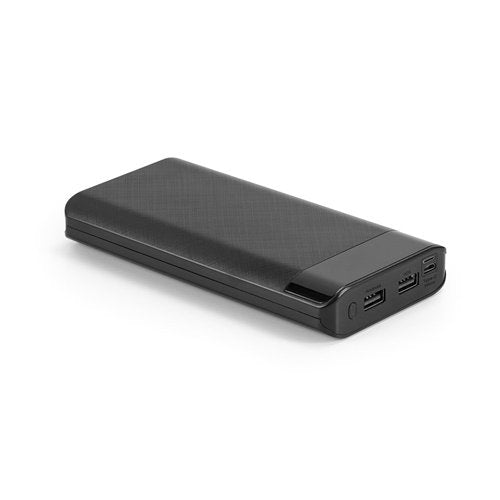 RAMAN Power bank 16 000 mAh com ecrã LED em ABS