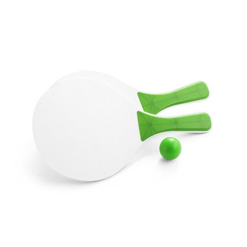 Raquetes de Praia FILIPINAS em MDF com Bola Colorida