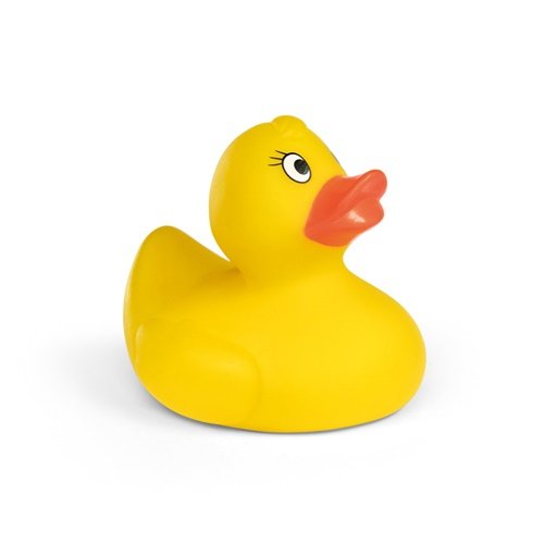 Pato de Borracha Amarelo em PVC