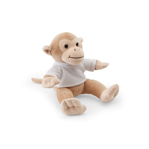 MONKY Peluche Macaco com T-shirt – Altura Sentado 150 mm