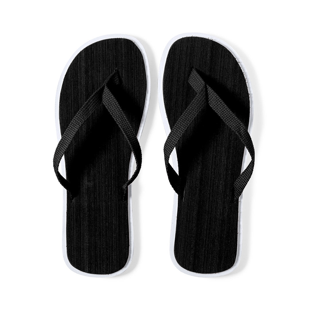 Chanclas Caimán com Sola Grossa e Tira Colorida