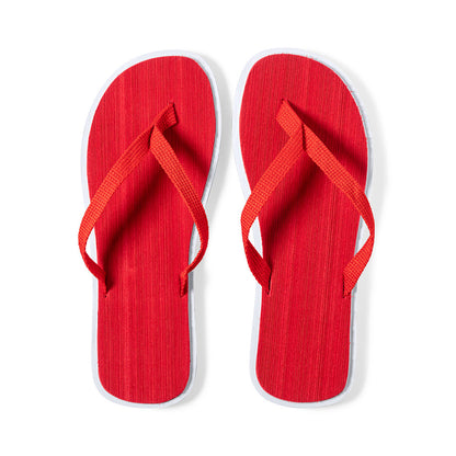 Chanclas Caimán com Sola Grossa e Tira Colorida