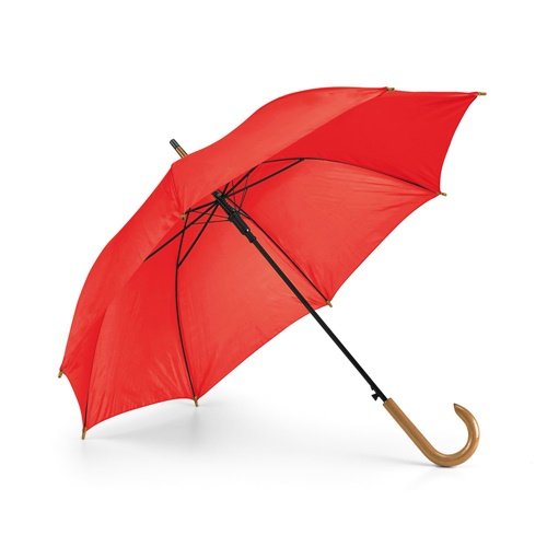 PATTI Guarda-chuva automático em poliéster 190T com pega em madeira