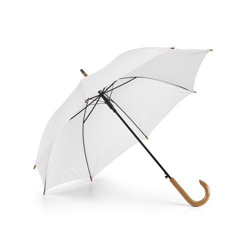 PATTI Guarda-chuva automático em poliéster 190T com pega em madeira