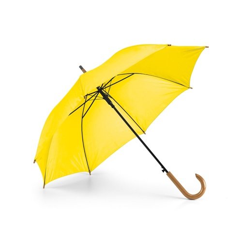 PATTI Guarda-chuva automático em poliéster 190T com pega em madeira