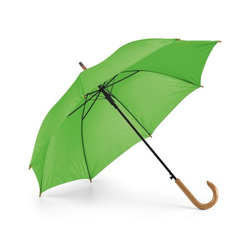 PATTI Guarda-chuva automático em poliéster 190T com pega em madeira