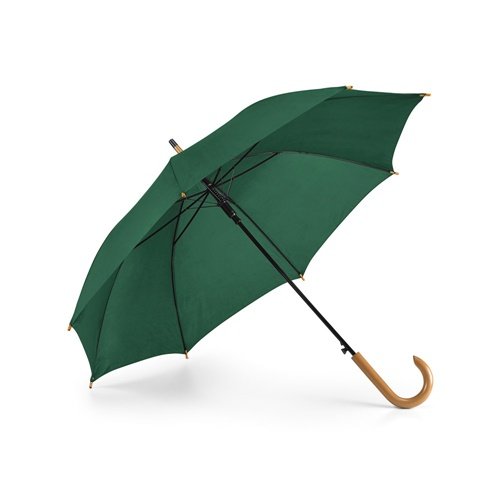 PATTI Guarda-chuva automático em poliéster 190T com pega em madeira