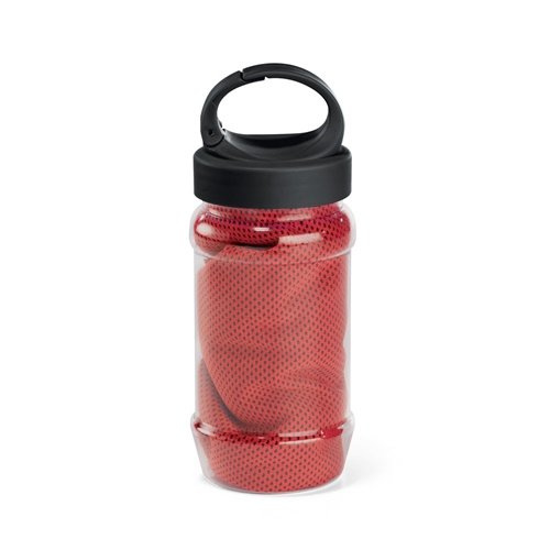 ARTX PLUS: Garrafa com Gancho e Toalha de Desporto Refrescante