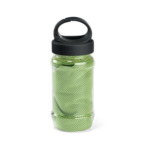 ARTX PLUS: Garrafa com Gancho e Toalha de Desporto Refrescante