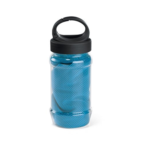 ARTX PLUS: Garrafa com Gancho e Toalha de Desporto Refrescante