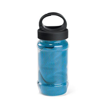 ARTX PLUS: Garrafa com Gancho e Toalha de Desporto Refrescante