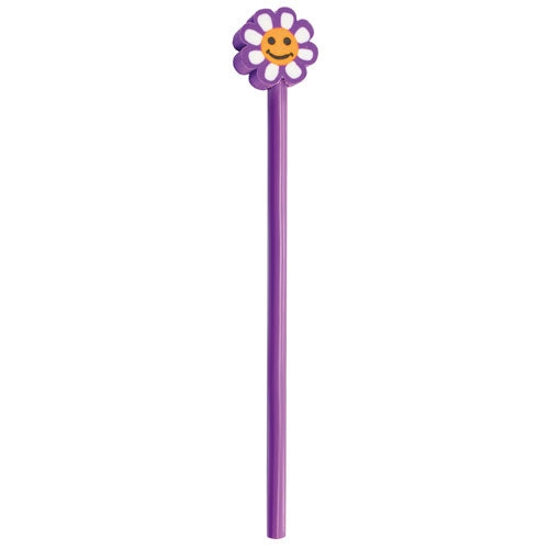 Lápis de Madeira com Goma Flor