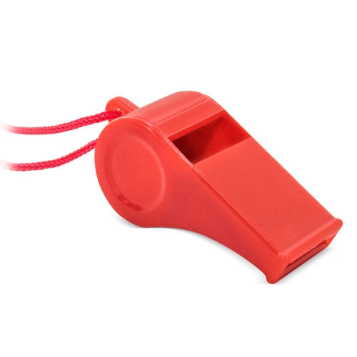 Apito com Cordão em Plástico