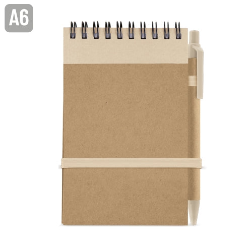 Bloco de Notas com Esferográfica Reciclada