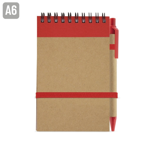 Bloco de Notas com Esferográfica Reciclada