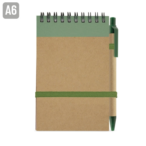 Bloco de Notas com Esferográfica Reciclada
