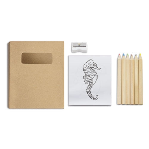 Set Eco para Colorir com Lápis
