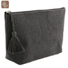 Necessaire Juta Laminada com Borla