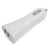 Carregador de Carro Duplo USB Branco