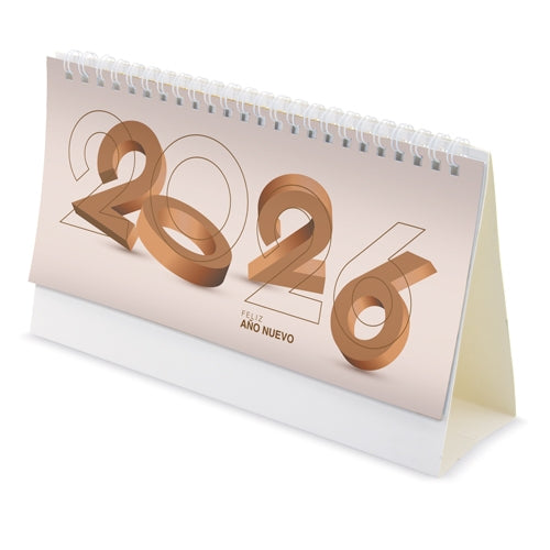 Calendário de Mesa Cartão Espiral