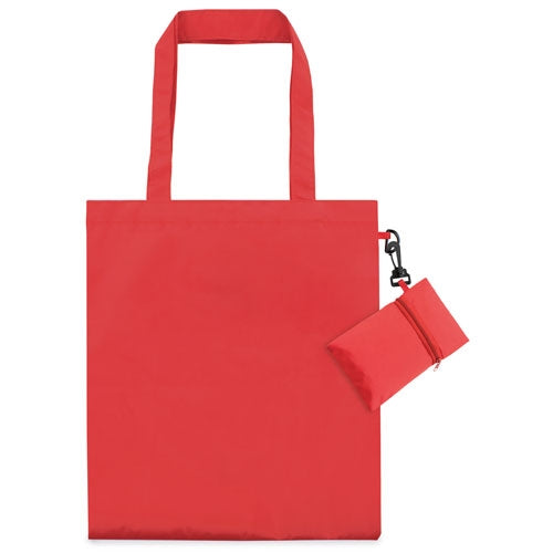 Bolsa Plegável com Funda e Fecho em Poliéster