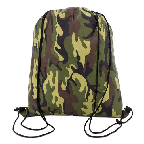 Bolsa Mochila Poliéster Camuflada