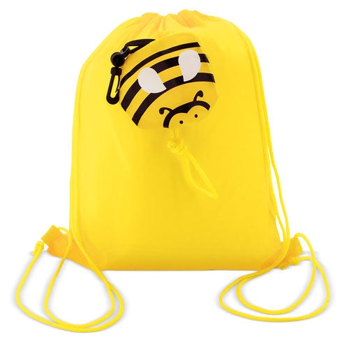 Mochila Dobrável Infantil Abelha