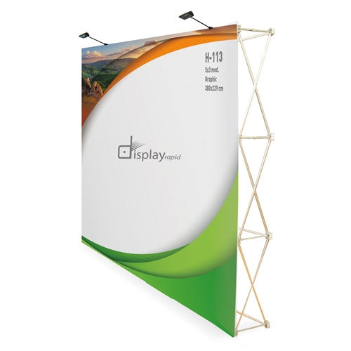 Pop Up Velcro 5x3 com Trolley e Iluminação