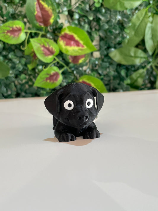 Porta-Chaves Labrador Preto Fofo | Presente Original Amante de Cães