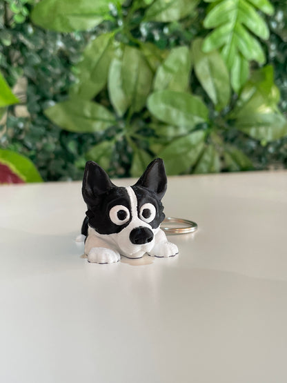 Porta-Chaves Border Collie | Acessório P/ Amantes da Raça Inteligente