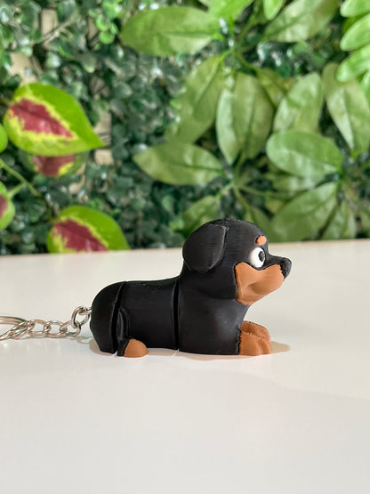 Porta-Chaves Rottweiler Forte | Presente Original P/ Amantes da Raça