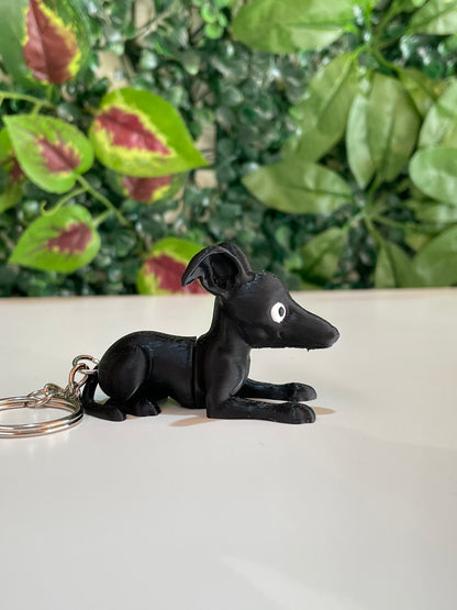 Porta-Chaves Galgo Elegante | Presente Original para Amantes da Raça