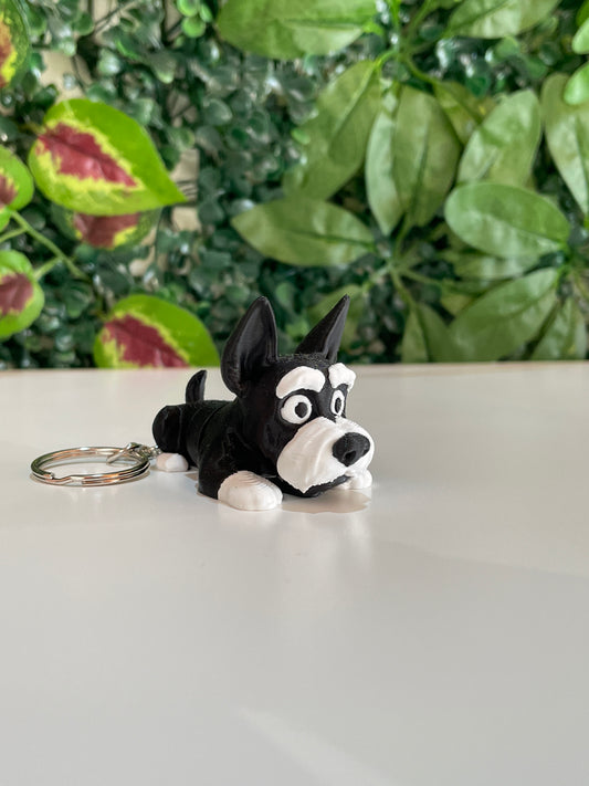 Porta-Chaves Schnauzer Miniatura | Acessório Divertido p/ Amantes da Raça