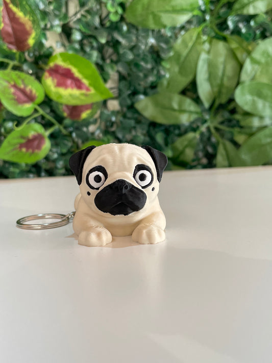 Porta-Chaves Pug Fofo | Oferta Ideal p/ Donos de Cães