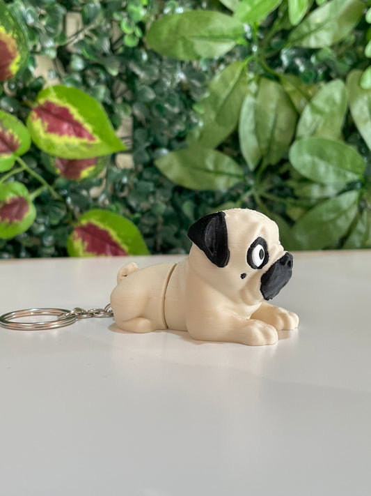 Porta-Chaves Pug Fofo | Oferta Ideal p/ Donos de Cães